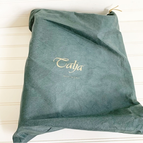 NWT Calja Italian Genuine Leather Embossed Over the Shoulder Purse Handcrafted - Picture 16 of 16